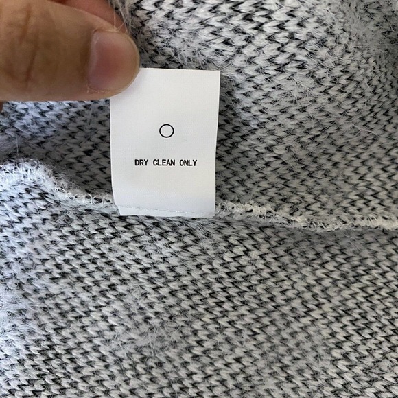 Melloday Women’s NWT Brushed Houndstooth Long Open Cardigan Sweater Size 2X. - Picture 9 of 12